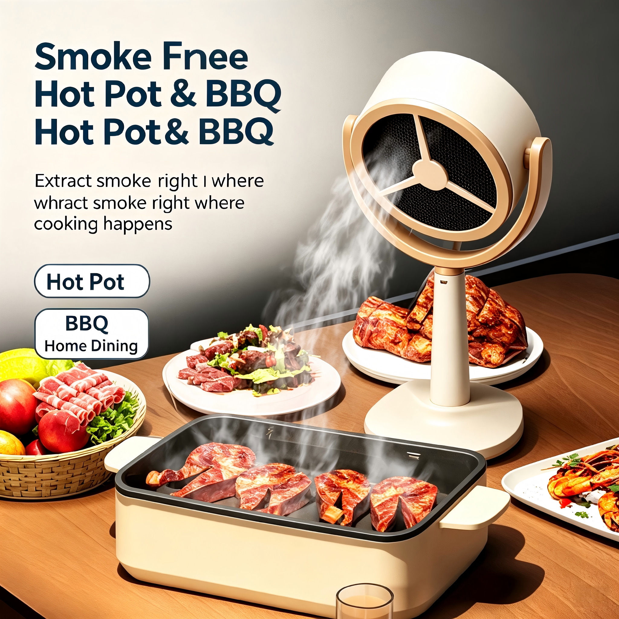 Portable Mini Desktop Smoke Absorber